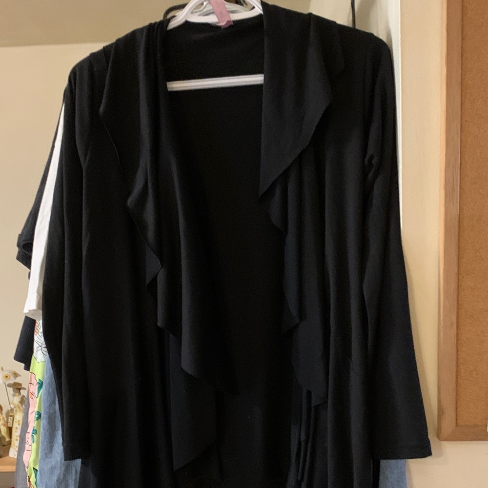 Just One Elegant Black Women's Cardigan Size S